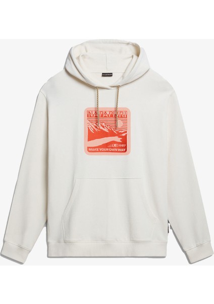 B-Boyd H Erkek Beyaz Sweatshirt NP0A4HP2N1A1