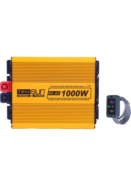 Tam Sinus Şarjlı / Ekranlı 12V 1000W Inverter