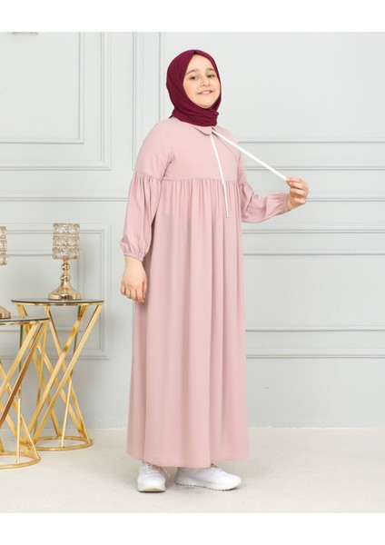 Bebe Yaka Büzgülü Çocuk Elbise fiyatları