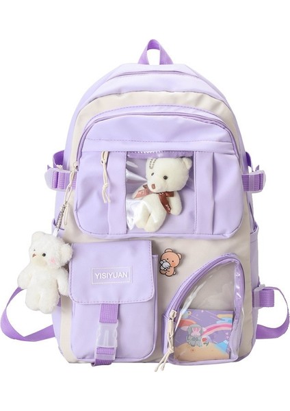 Sırt Çantası Kadın Okul Çantası Hafif Öğrenci Okul Çantası (Yurt Dışından)