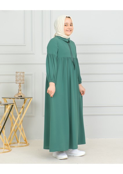 Bebe Yaka Büzgülü Çocuk Elbise indirimleri