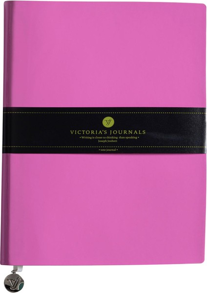 Smyth Rugan Esnek Kapak Çizgili Defter 19 x 25 cm Pembe