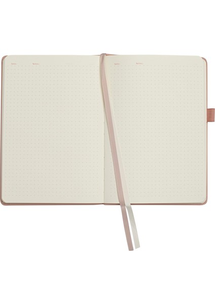 Victoria's Journals Sert Kapak Planlayıcı Noktalı Defter 14 x 20 cm Pembe