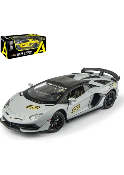 1:24 Lambo SVJ63 Alaşım Araba Modeli (Yurt Dışından)