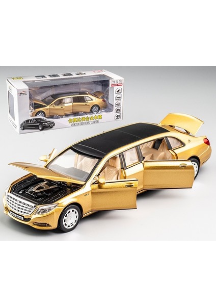 1:32 Genişletilmiş Maybach Alaşım Araba Modeli (Yurt Dışından)