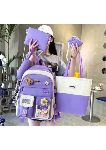 5'li Kadın Sırt Çantası Seti (Yurt Dışından) fiyatları