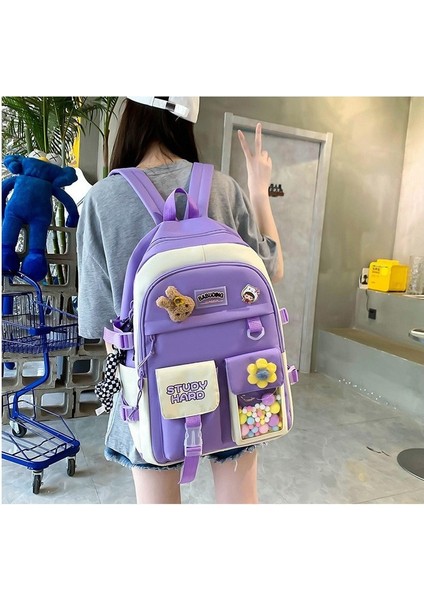 5'li Kadın Sırt Çantası Seti (Yurt Dışından) fırsatları