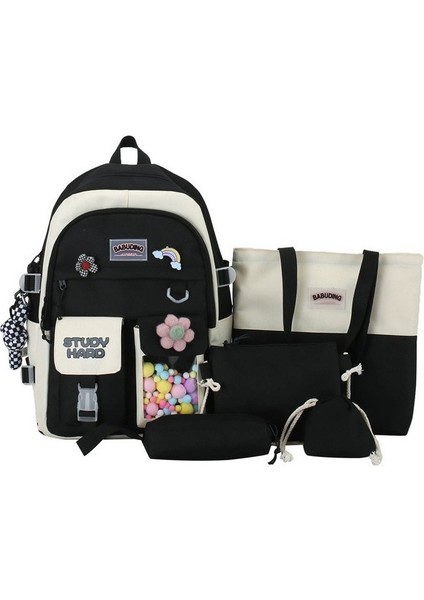 5'li Kadın Sırt Çantası Seti (Yurt Dışından)