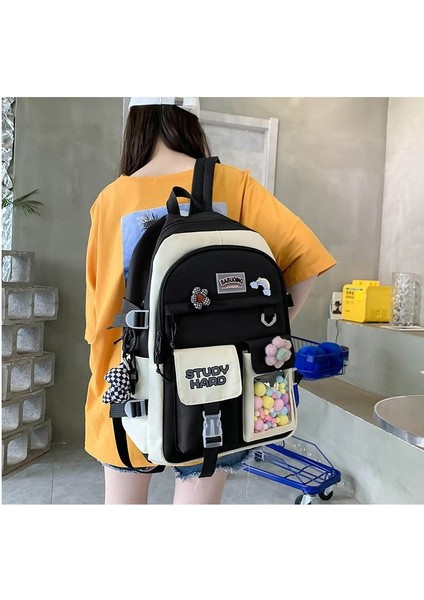 5'li Kadın Sırt Çantası Seti (Yurt Dışından) modelleri