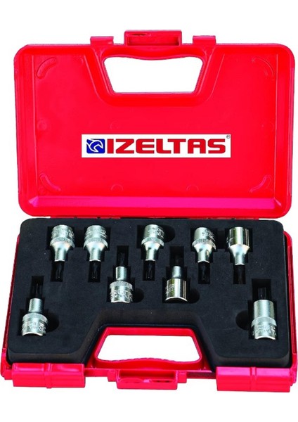 Lokmalı Torx Uç Takımı 9 Parça 1/2" 1113 00 6009