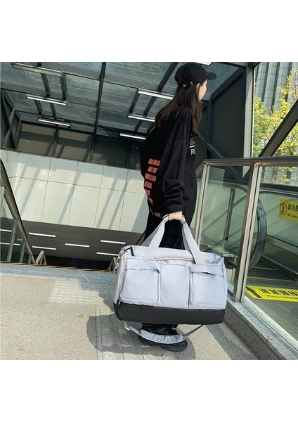 Büyük Kapasiteli Seyahat Çantası, Spor Çantası, Kuru ve Islak Ayrı Bagaj Saklama Çantası (Yurt Dışından) fırsatları