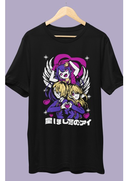 Oversize Re:zero Baskılı T-Shirt, Unisex Anime Baskılı Tişört