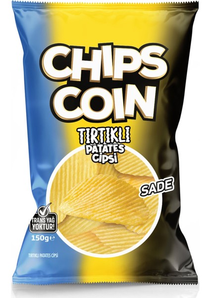 Tırtıklı Patates Cipsi Sade 150 G