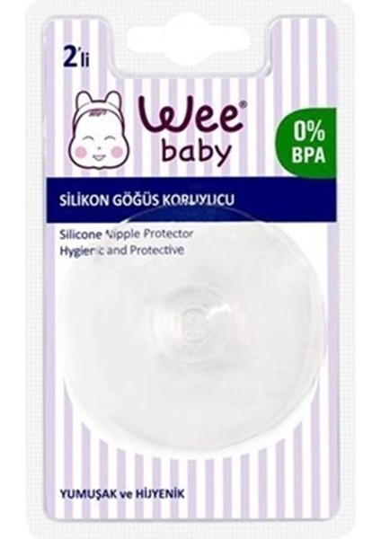 Wee Baby 900 Silikon Göğüs Koruyucu 2'li