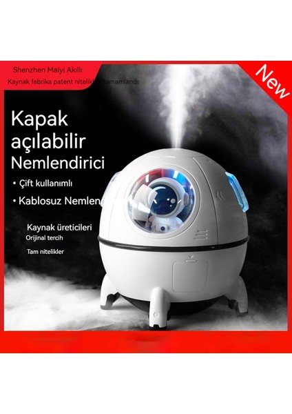 Yaratıcı Uzay Kapsülü Mini Ev Büyük Sis Hacmi Hava Yatak Odası Ofis Masaüstü Küçük Taşınabilir Nemlendirici (Yurt Dışından) fiyatları