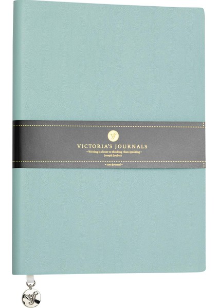Smyth Classic Esnek Kapak Çizgili Defter, 14.8X21 cm -Açık Mavi