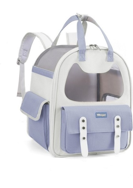 Geziler Için Büyük Kapasiteli, Çok Işlevli Kedi Modası Evcil Hayvan Çantası (Yurt Dışından)