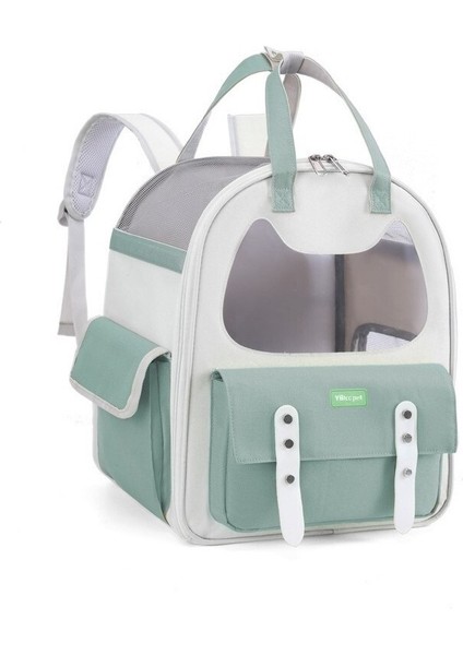 Geziler Için Büyük Kapasiteli, Çok Işlevli Kedi Modası Evcil Hayvan Çantası (Yurt Dışından)