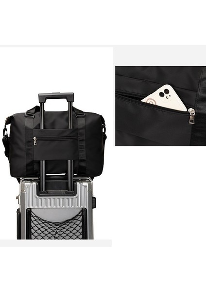 Bayanlar Basit Moda Büyük Kapasiteli Seyahat Çantası (Yurt Dışından) fırsatları