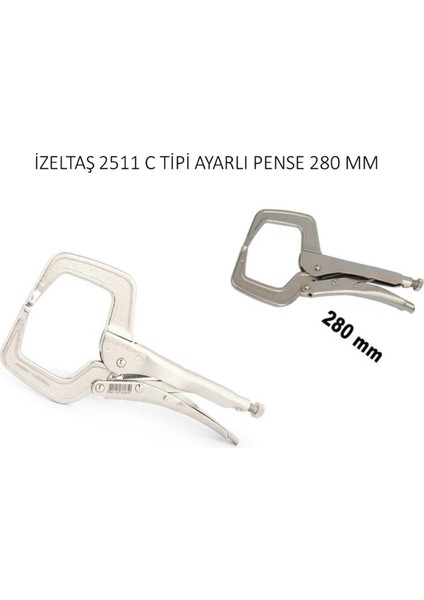 C Tipi Ayarlı Pense 2511 11 0280 fiyatları