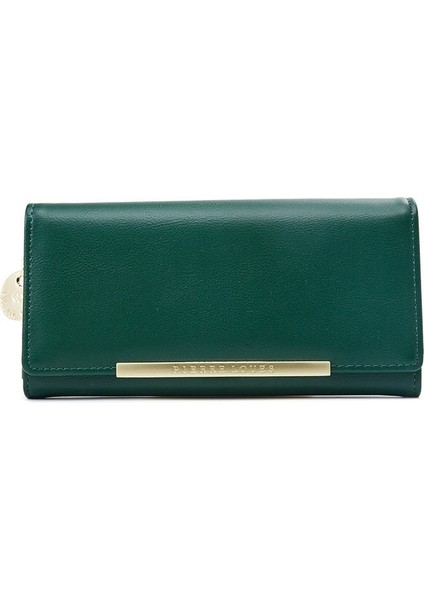 Kadın Cüzdan Kore Tarzı Düz ​​renk Iki Katlı Cüzdan Basit Büyük Kapasiteli Kadın Debriyaj (Yurt Dışından)