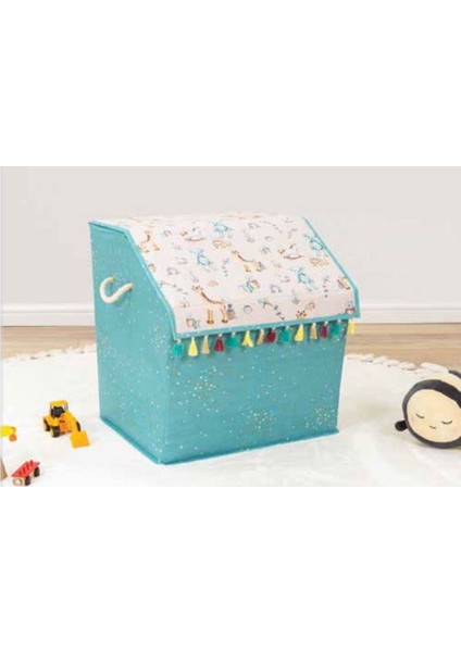 40X38X44 cm Kapaklı Çok Amaçlı Organizer Kutu