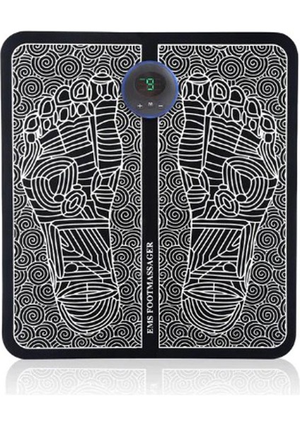 Ems Ayak Masaj Matı Taşınabilir Katlanır Ayak Masaj Yastığı - USB Şarj (Yurt Dışından)
