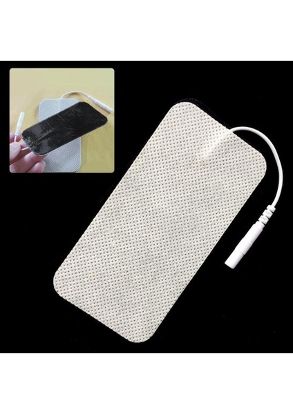 20 Adet 6X9CM Kendinden Yapışkanlı Fizyoterapi Elektrodu Beyaz 2.5mm Hole (Yurt Dışından)