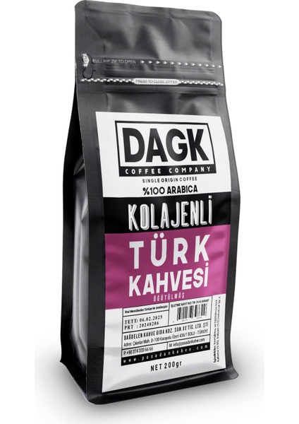 Kolajenli Türk Kahvesi 200G