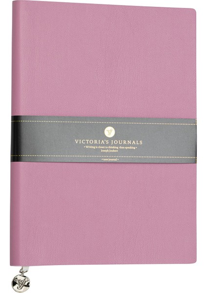 Smyth Classic Esnek Kapak Çizgili Defter, 14.8X21 cm -Pembe