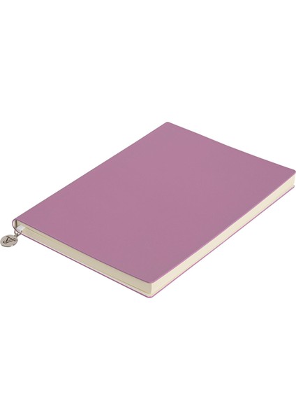 Smyth Classic Esnek Kapak Çizgili Defter, 14.8X21 cm -Pembe