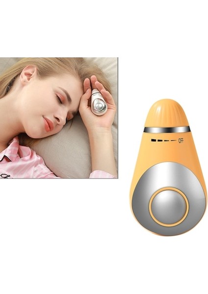 HE-M002 USB Şarj Edilebilir Düşük Frekanslı Uyku Yardımı Aleti Turuncu (Yurt Dışından)