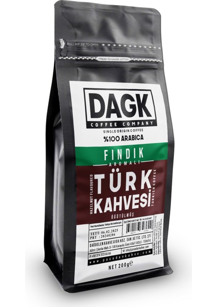 Fındıklı Türk Kahvesi 200G (Aromalı)