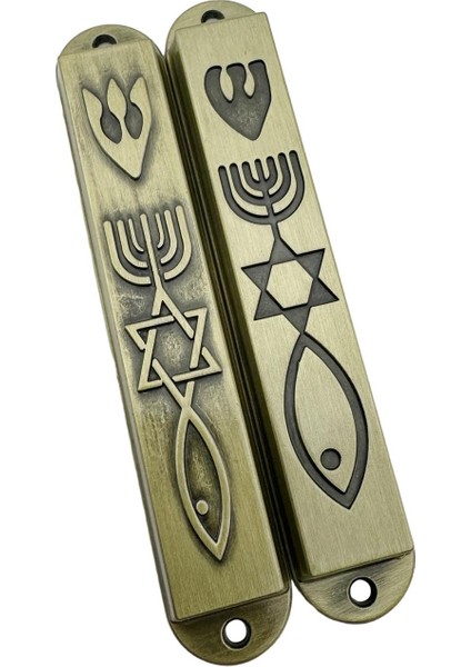 2 x Kapı Mezuzahları Meh Evi I Mezuzah (Yurt Dışından)