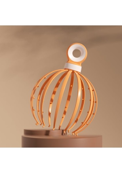 3 Adet D18 Baş Masajı Saç Derisi Meridyen Masajı Sarı 12 Claw (Yurt Dışından)