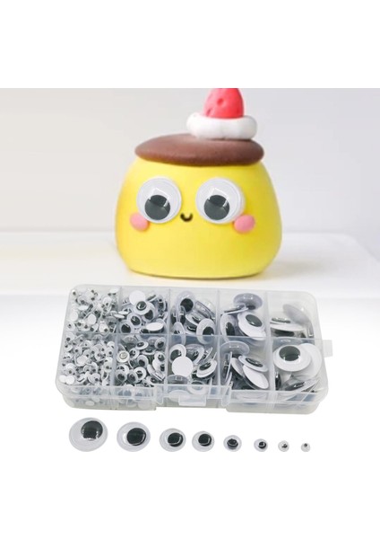 730 x Pörtlek Wiggle Eyes Dıy Kart Yapımı Için Wiggle Eyes Sandalyeler Fenerler (Yurt Dışından)