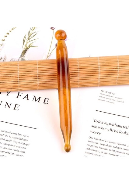 10 Adet Reçine Kazıma Levha Masaj Yüz Güzellik Turuncu (Yurt Dışından)