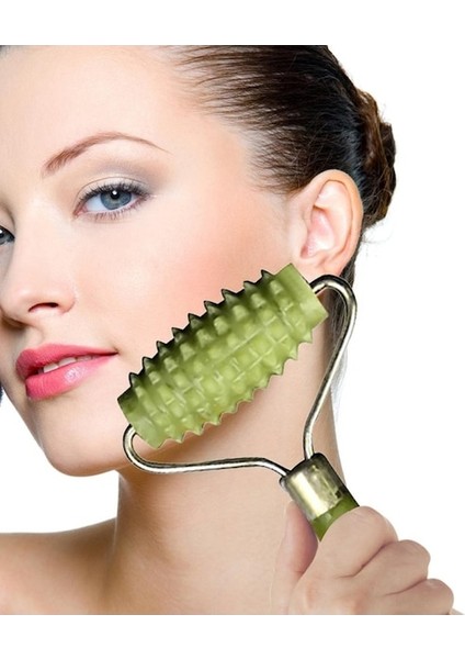 Taşınabilir Masaj Silindiri Yeşim Yüz Masajı Rulo (Yurt Dışından)