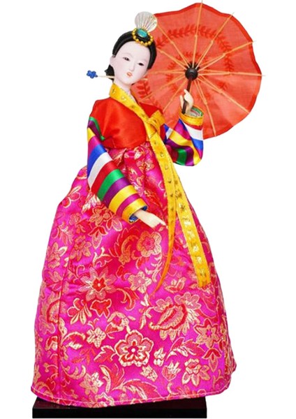 Geyşa Kimono Heykelcik Dekorasyon Tahl Zanaat Hanbok 4 (Yurt Dışından) modelleri