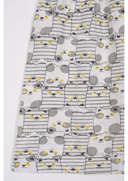 Ip Askılı Şortlu Gri Beyaz Kadın Pijama Takımı fırsatları