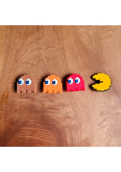 Jibbitz Terlik Süsü Pacman 4’lü Set