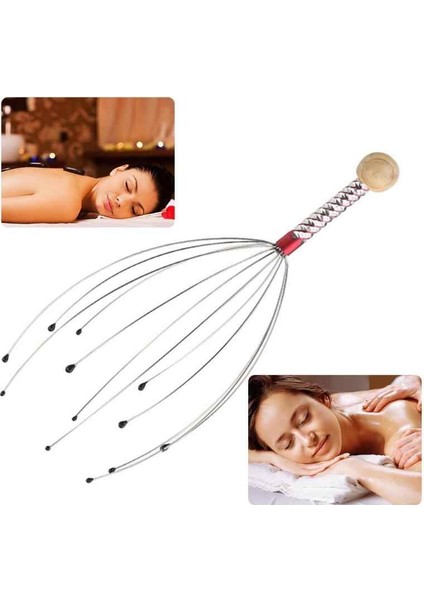 Yeni Vücut Baş Masaj Cihazı Gevşeme Ahtapot Baş Masaj Aleti Enstrüman Scratcher Gerginliği Hafifletir Sağlık Araçları (Yurt Dışından) fırsatları