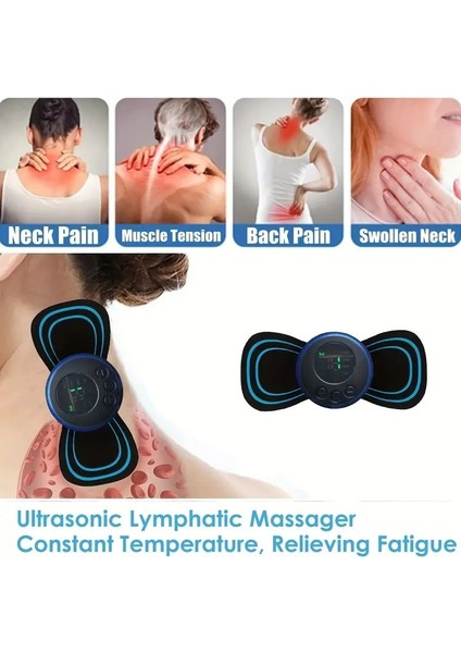 Mini Ems Vücut Omuz, Boyun ve Sırt Masaj Aleti - Taşınabilir Şarj Edilebilir (Yurt Dışından) modelleri