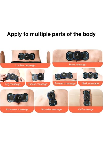 Mini Ems Vücut Omuz, Boyun ve Sırt Masaj Aleti - Taşınabilir Şarj Edilebilir (Yurt Dışından) indirimleri