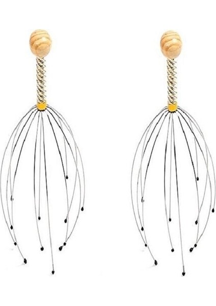 2'li Paket - Paslanmaz Çelik Kafa Rahatlatıcı Masaj Aleti - Gümüş (Yurt Dışından) fiyatları