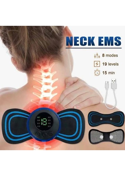 Emc Mini Vücut Masaj Aleti, Şarj Edilebilir, Boyun ve Vücudun Geri Kalanı ve Kas Gevşemesi Için Harika, En Kaliteli Ürün (Yurt Dışından) modelleri