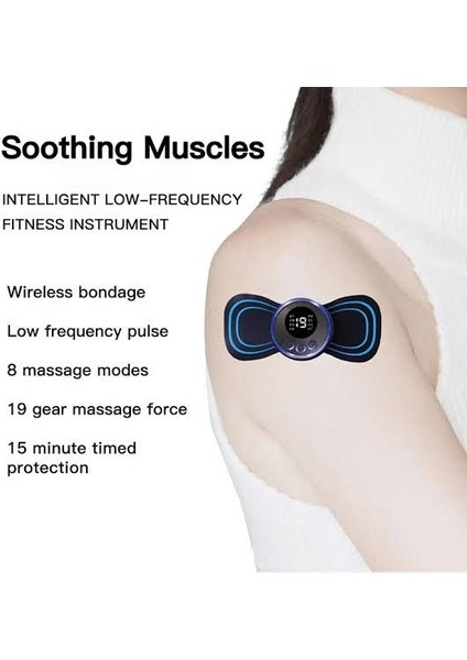 Emc Mini Vücut Masaj Aleti, Şarj Edilebilir, Boyun ve Vücudun Geri Kalanı ve Kas Gevşemesi Için Harika, En Kaliteli Ürün (Yurt Dışından) fırsatları