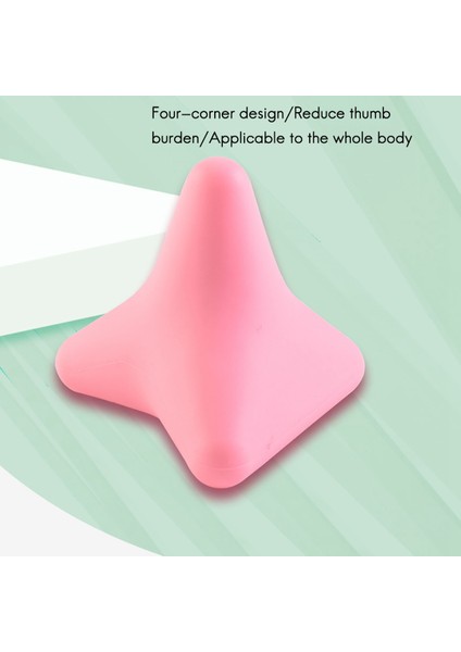 Oumery Silikon Masaj Konisi Katı Top Psoas Kas Serbest Bırakma Arka Boyun Kürek Kemiği Ayak Yoga Üçgen Rahatlama 1 (Yurt Dışından) modelleri
