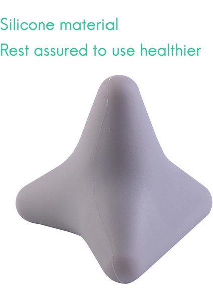 Oumery Silikon Masaj Konisi Katı Top Psoas Kas Serbest Bırakma Arka Boyun Kürek Kemiği Ayak Yoga Üçgen Rahatlama 1 (Yurt Dışından) fırsatları