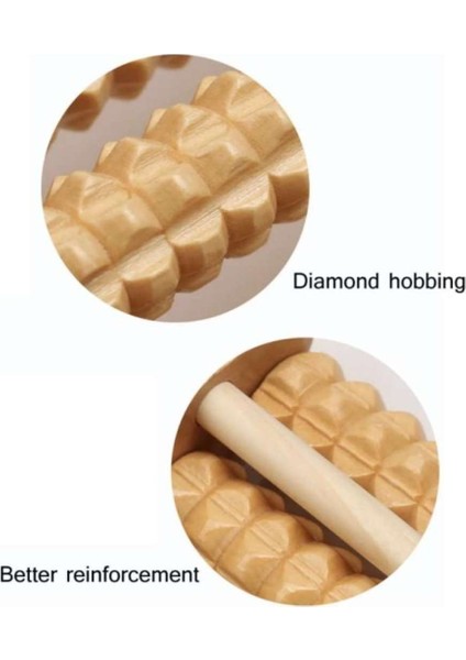 Geleneksel Ayak Masajı Ahşap Makaralı Masaj Gerektirmeden Elektrik Masaj Gevşemesi (Yurt Dışından) fırsatları